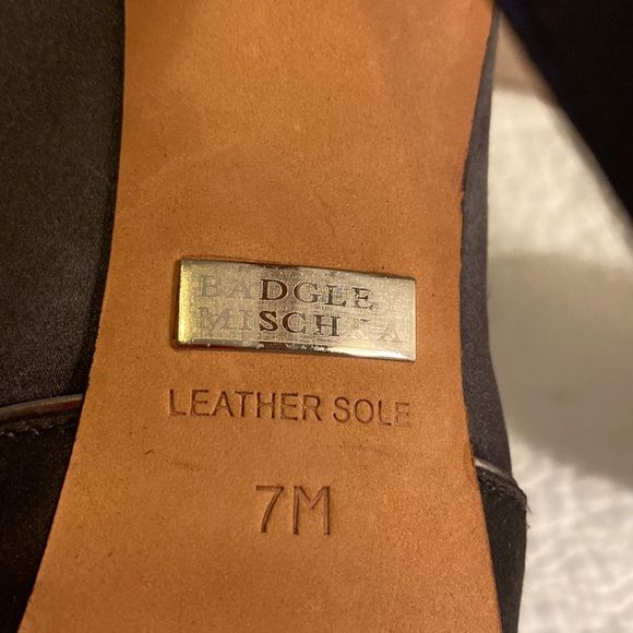 BADGLEY MISCHKA Black Pumps 7M - Picture 3 of 9